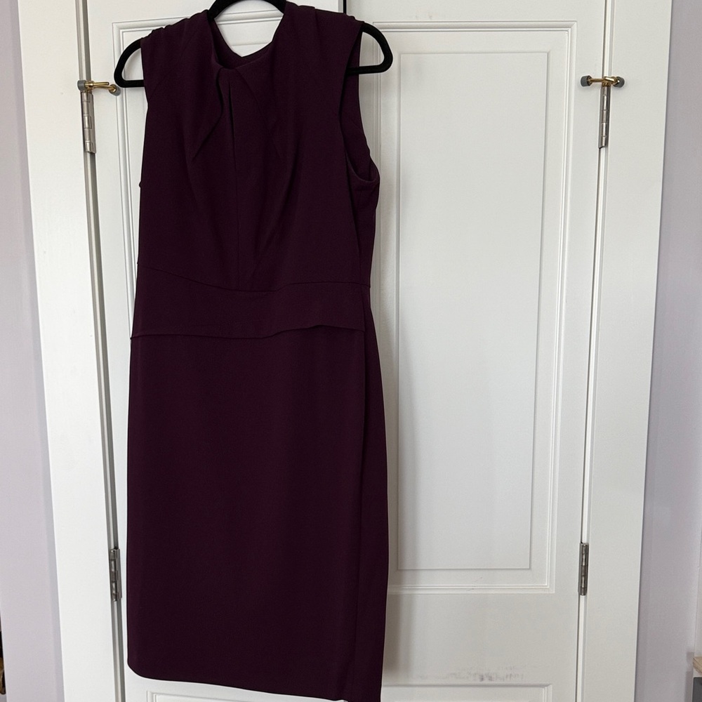 Calvin Klein scuba crepe sheath